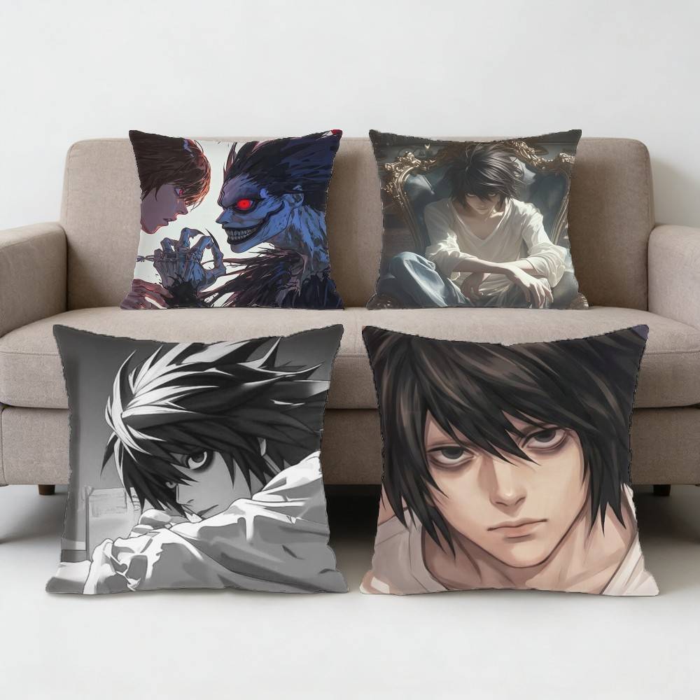 Home Textiles Notes - Anime Death Note L Pillow Case