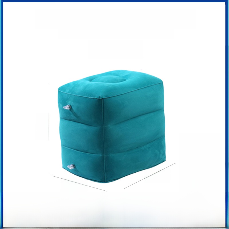 Home Textiles Sale - Comfortable Flocking Inflatable Footrest Outdoor Leisure
