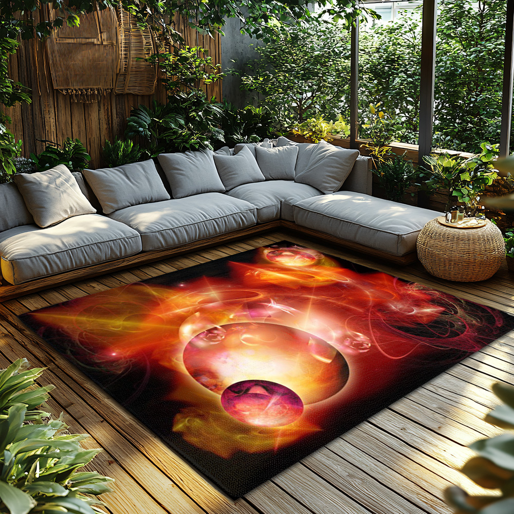 Tuniu Vibrant Red Galaxy Space – обзор и цена Galaxy Home Textiles