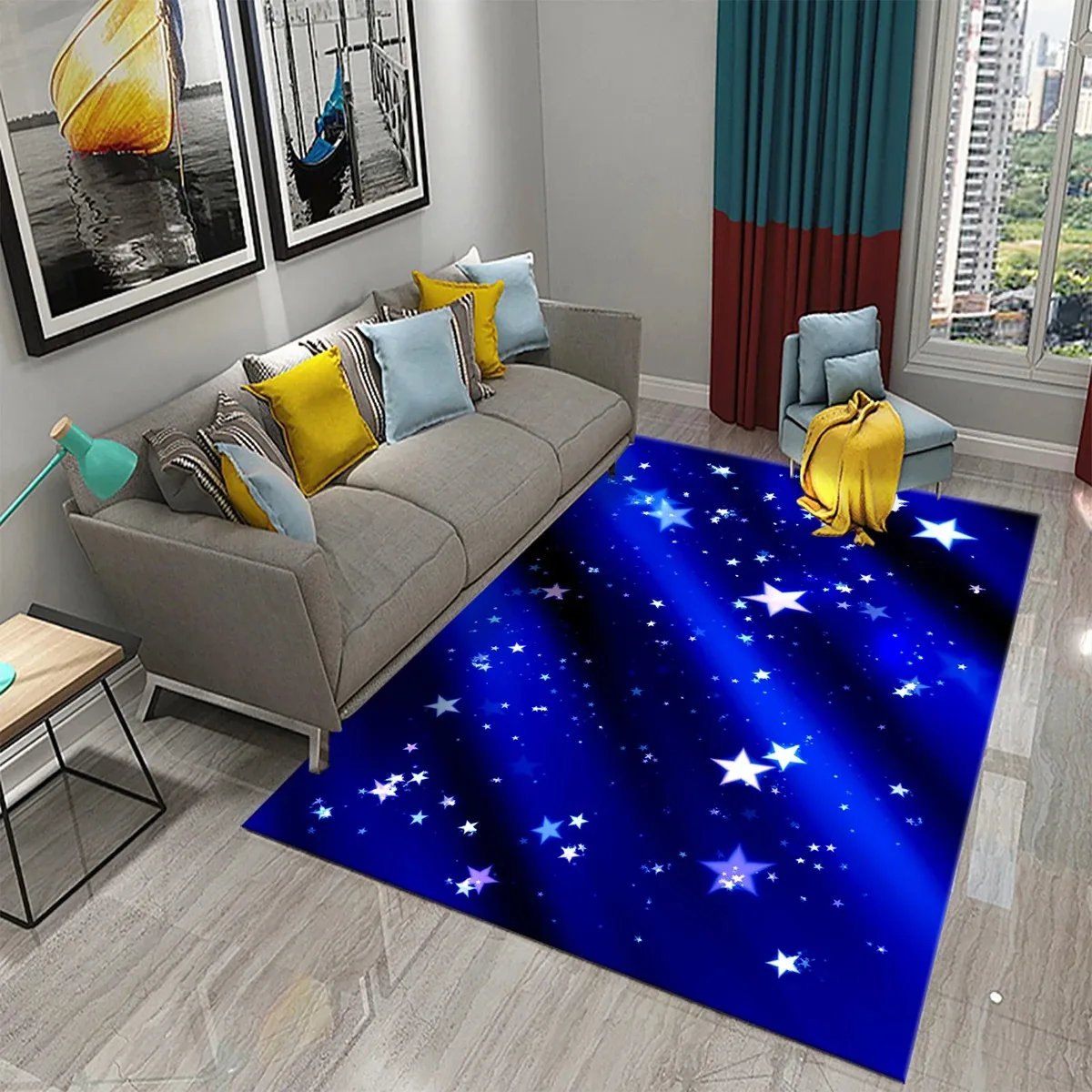 Star Carpet Space Galaxy Area  – обзор и цена Galaxy Home Textiles