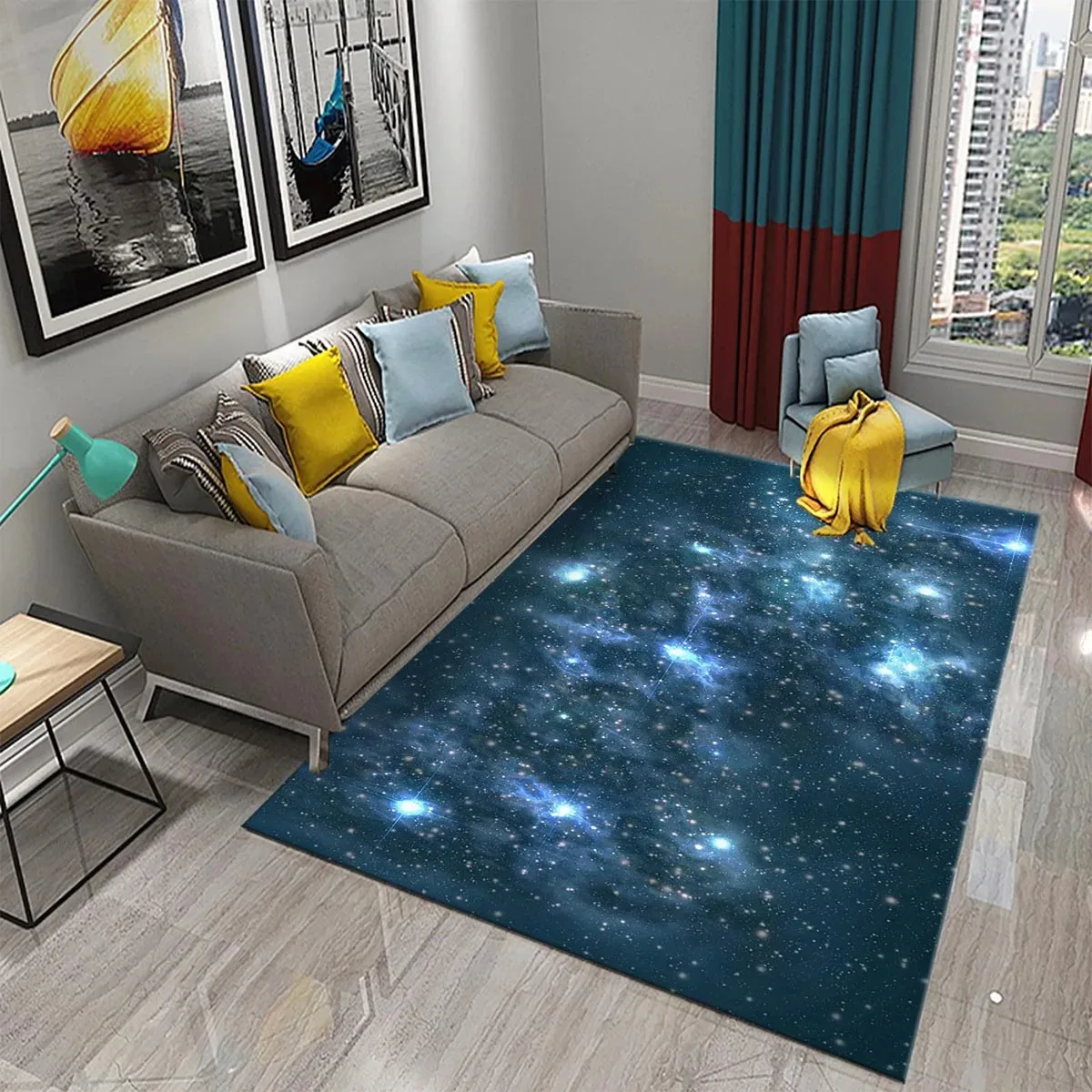 Star Carpet Space Galaxy Area  – обзор и цена Galaxy Home Textiles