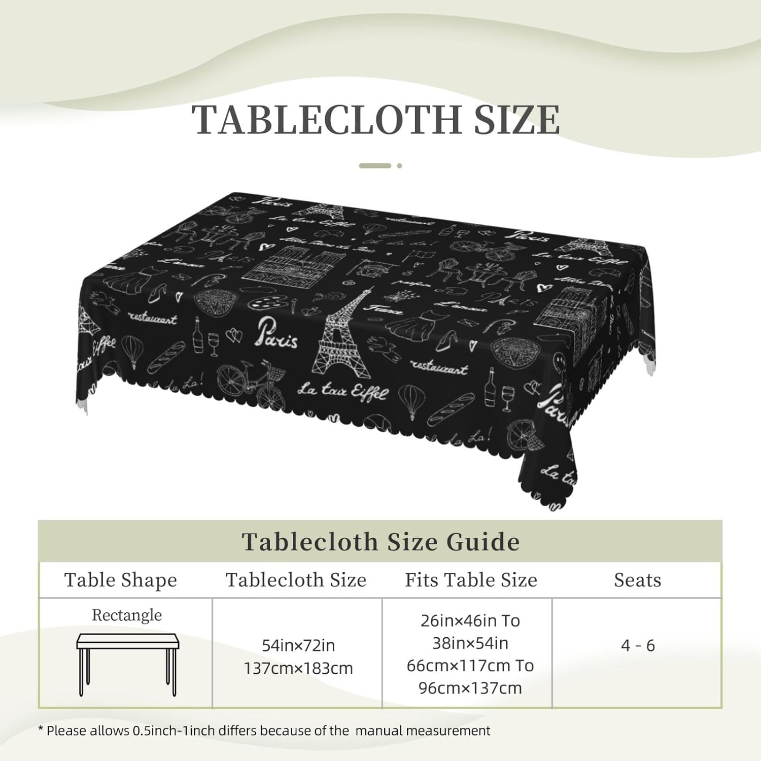 Eiffel Tower Tablecloth France – обзор и цена Home Textiles Paris