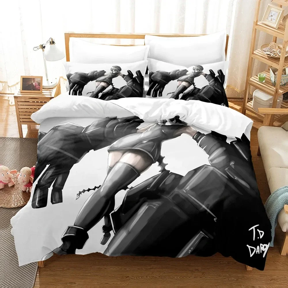 Black Rock Shooter Duvet Cover – обзор и цена Home Textiles Classic Fashion
