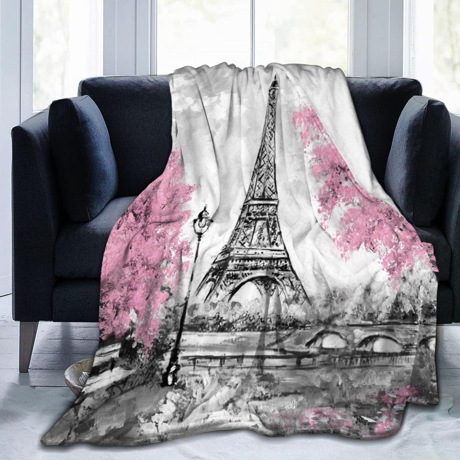 Eiffel Tower in Paris Printed  – обзор и цена Home Textiles Paris