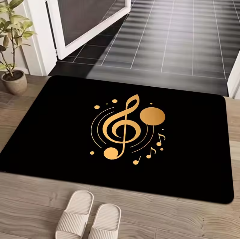 Luxury Music Note Mat for Musi – обзор и цена Home Textiles Notes