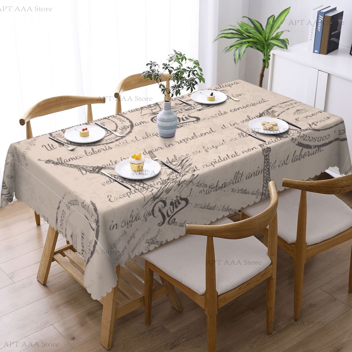 Vintage Eiffel Tower Lettering – обзор и цена Home Textiles Paris