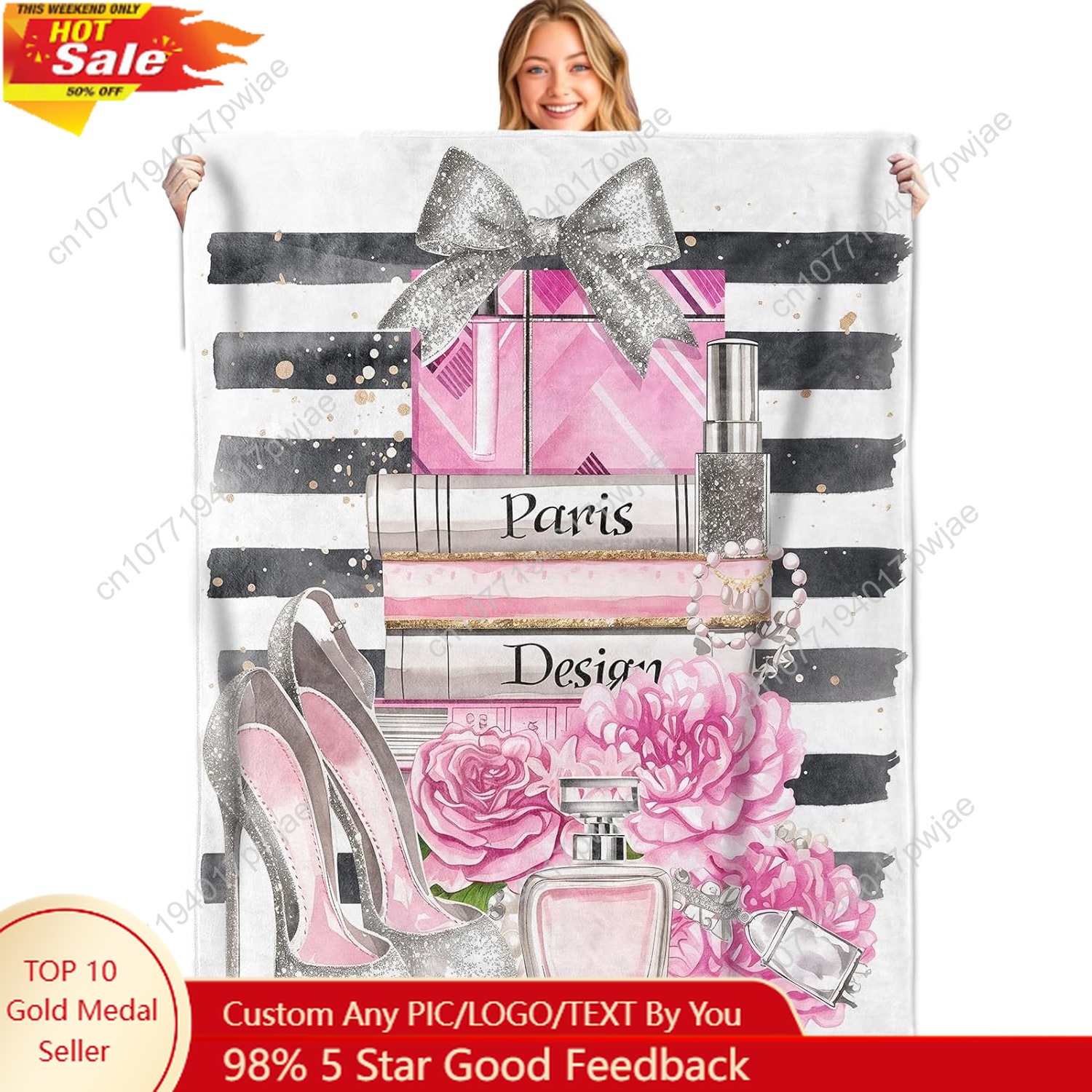Paris Glam Throw Blanket Soft  – обзор и цена Home Textiles Paris