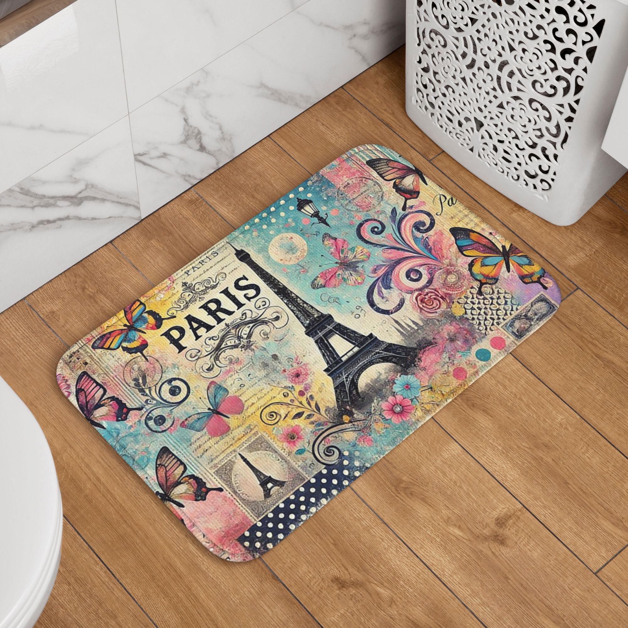 Paris Eiffel Tower art Doormat – обзор и цена Home Textiles Paris