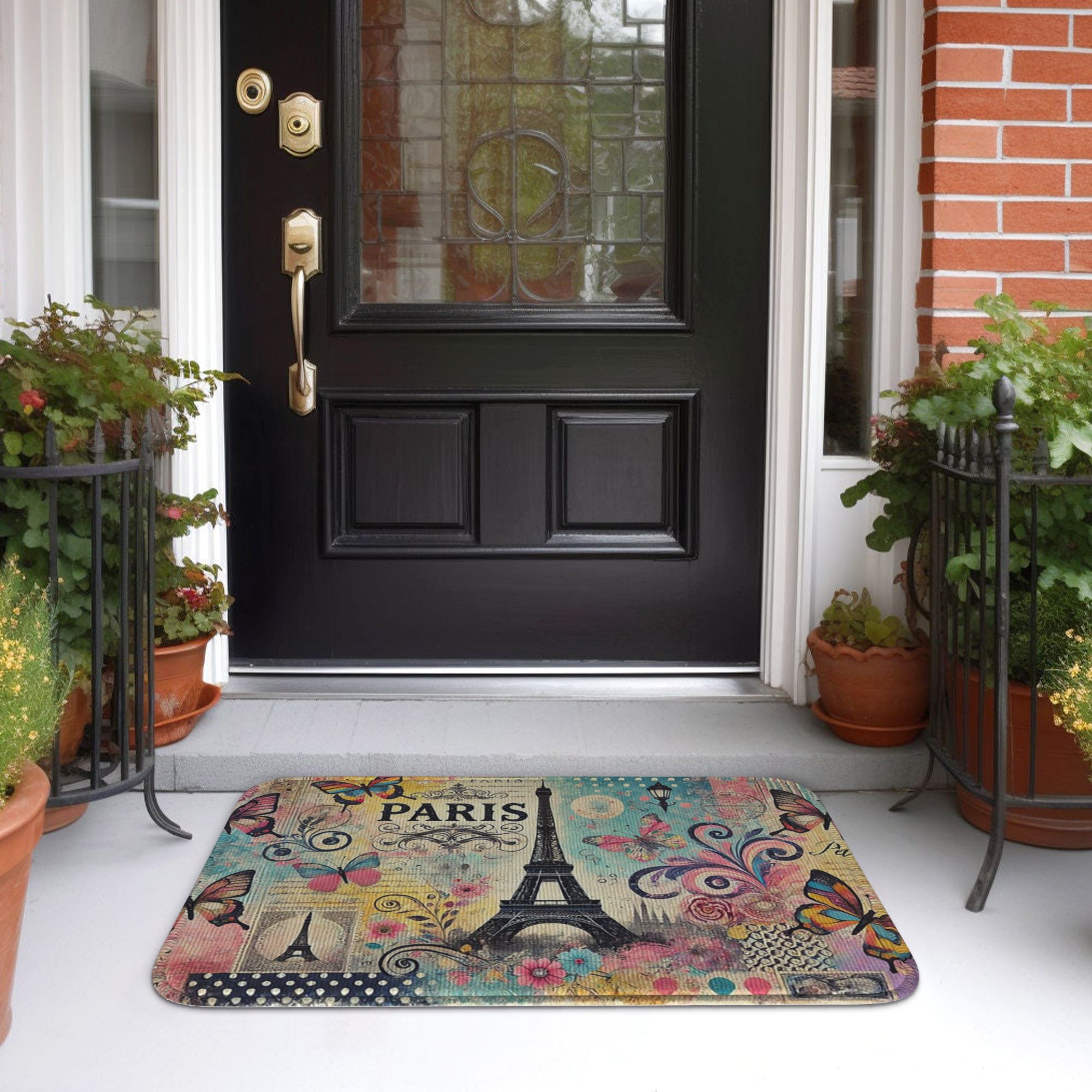 Paris Eiffel Tower art Doormat – обзор и цена Home Textiles Paris