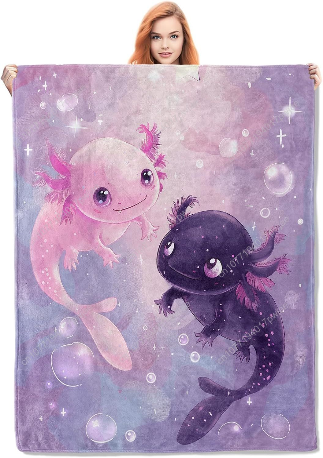 Axolotl Blanket Cute Axolotls  – обзор и цена Home Textiles & Furnishings