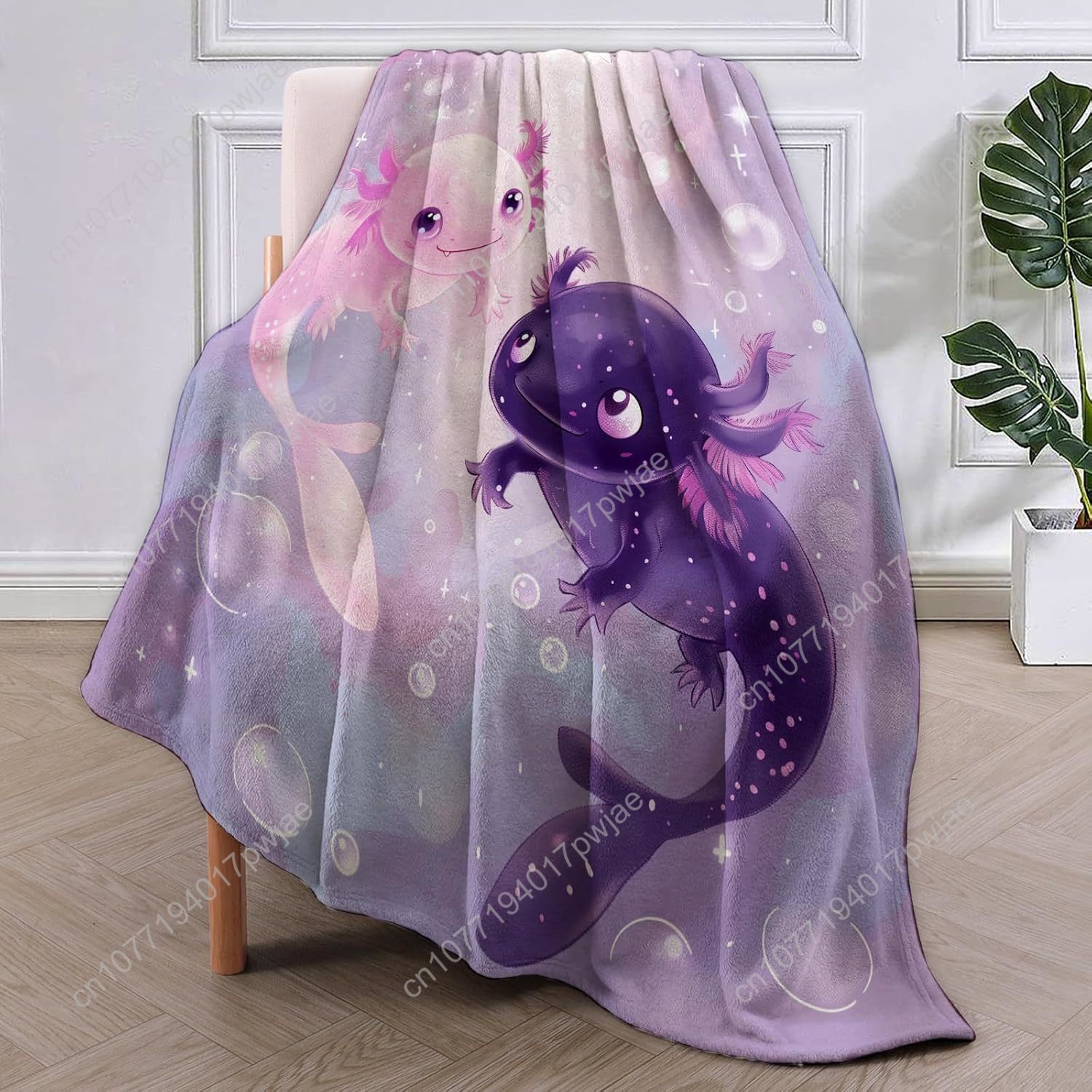Axolotl Blanket Cute Axolotls  – обзор и цена Home Textiles & Furnishings