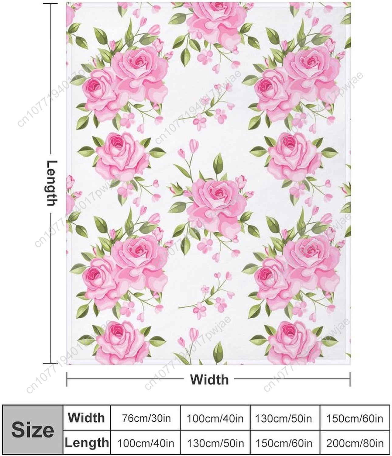 Pink Flower Throw Blanket Flor – обзор и цена Home Textiles & Furnishings