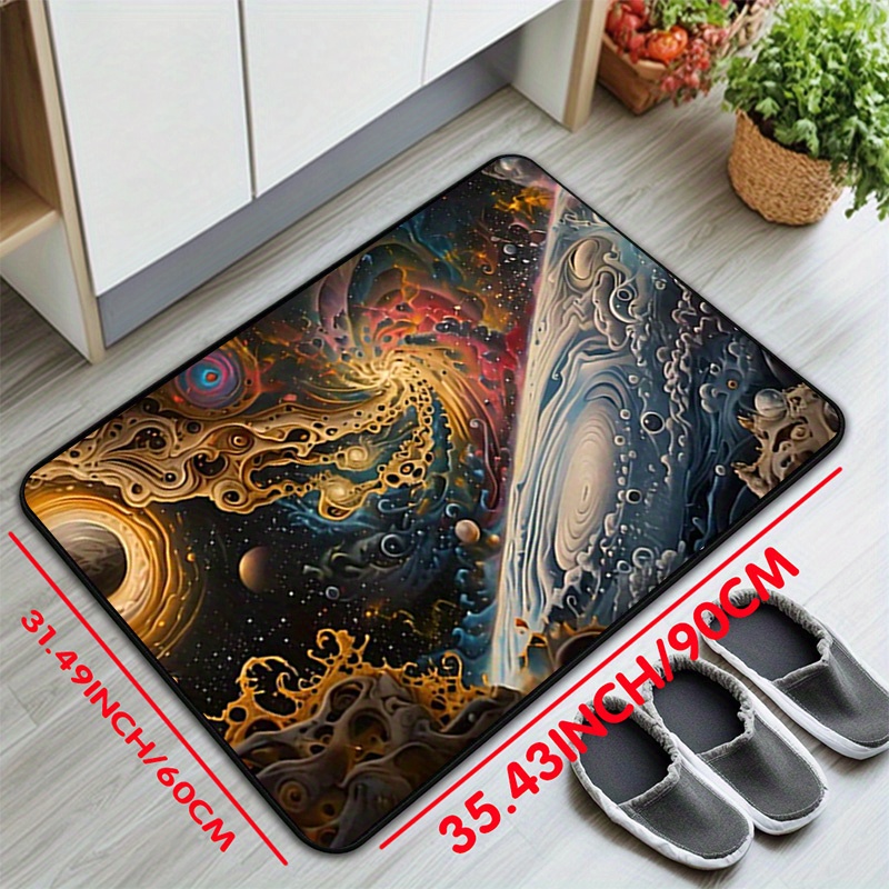 Cosmic Space Pattern Non-Slip  – обзор и цена Galaxy Home Textiles