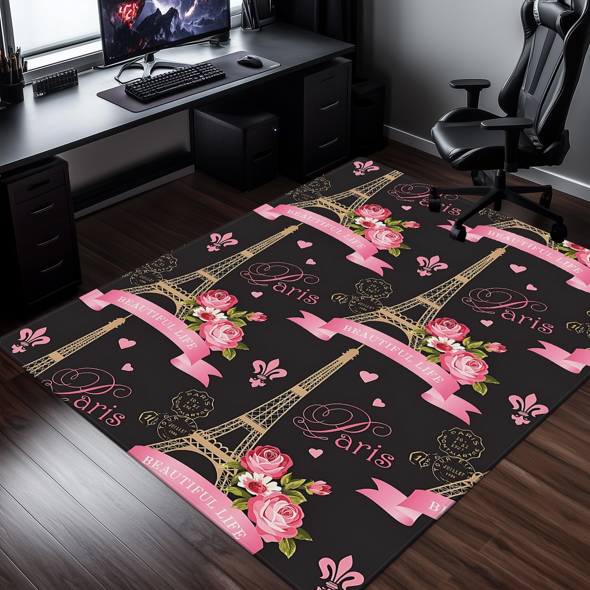 Paris Eiffel Tower Rose Pink C – обзор и цена Home Textiles Paris