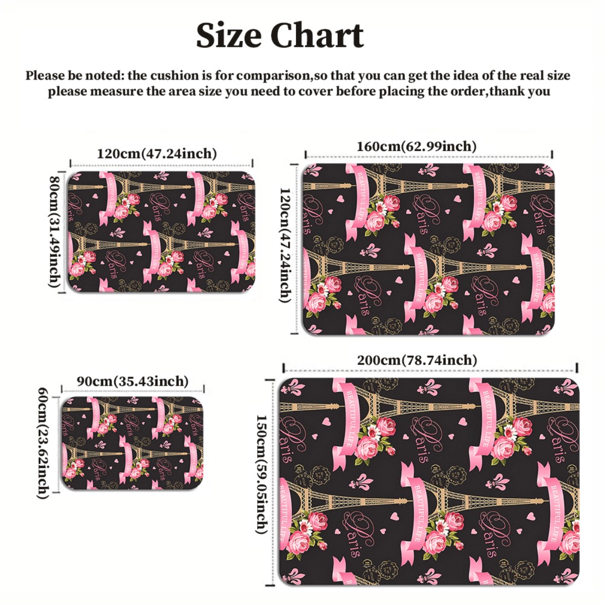 Paris Eiffel Tower Rose Pink C – обзор и цена Home Textiles Paris