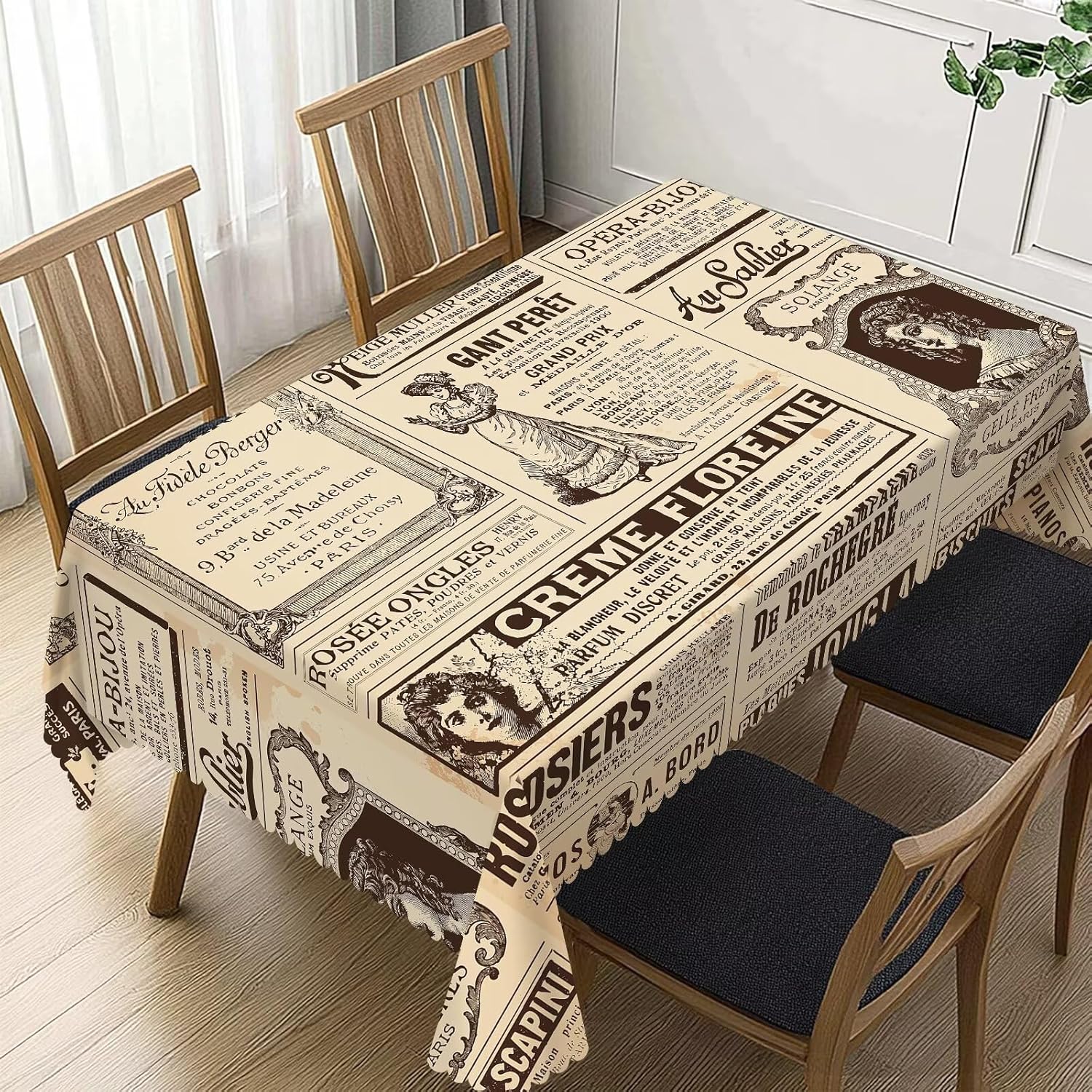 Vintage Paris France Newspaper – обзор и цена Home Textiles Paris