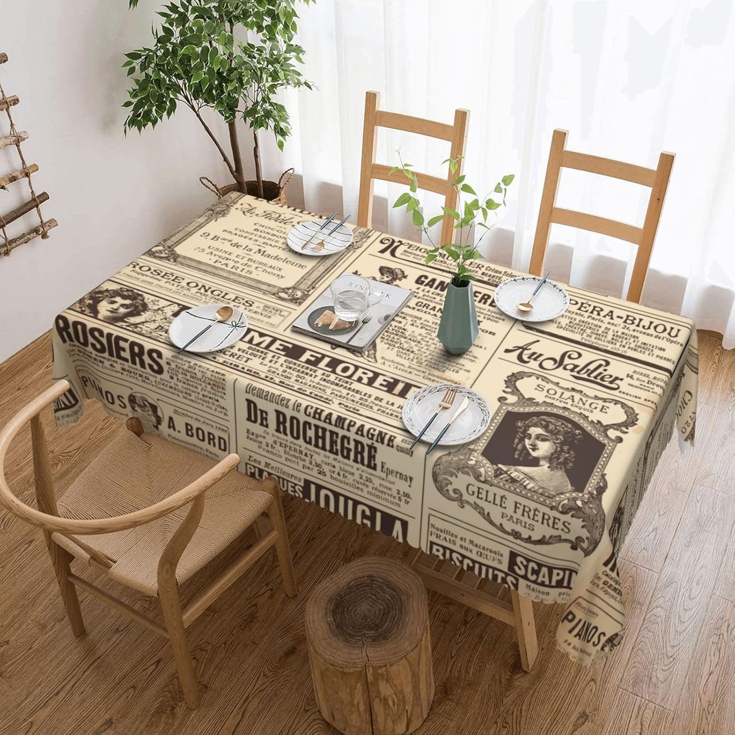 Vintage Paris France Newspaper – обзор и цена Home Textiles Paris