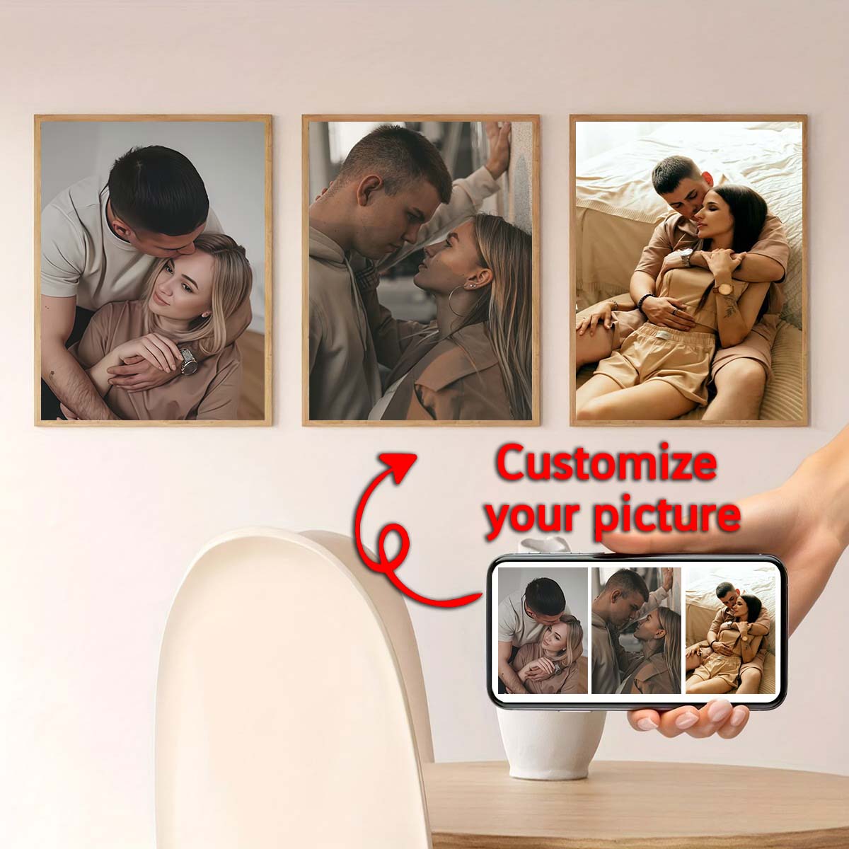 Triptych - 2D custom photo woo – обзор и цена Home Textiles & Furnishings
