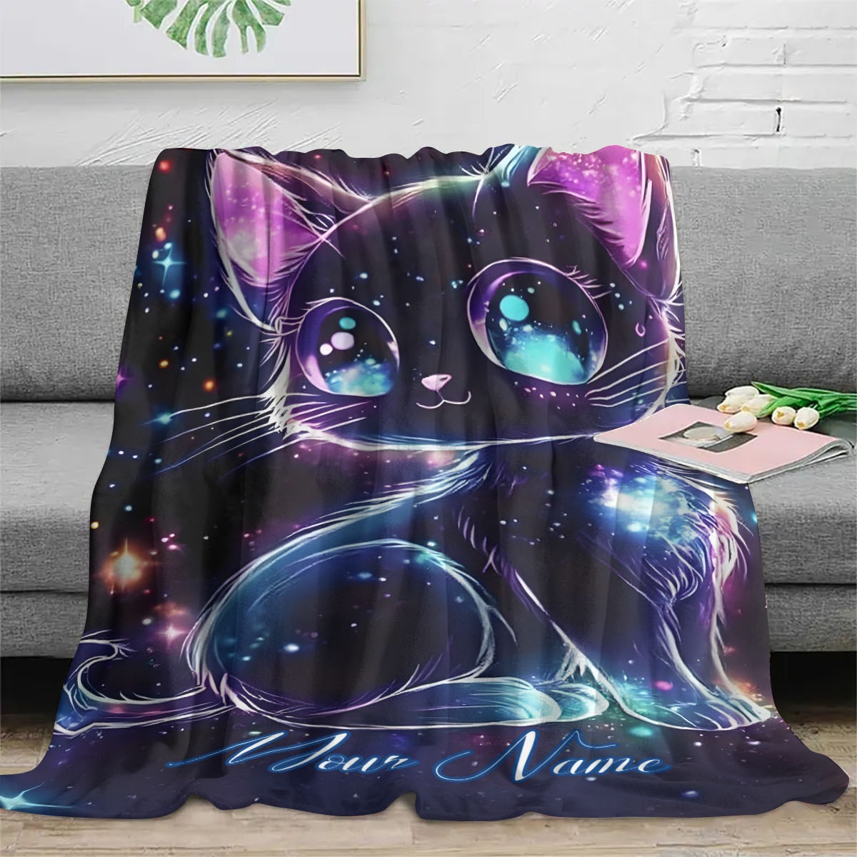 Customizable Name Galaxy Cat P – обзор и цена Galaxy Home Textiles
