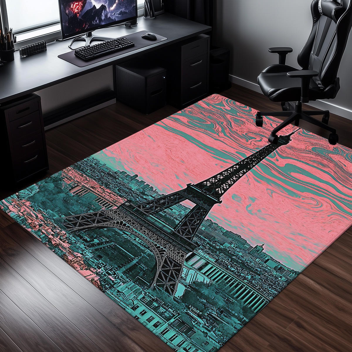 Crystal Velvet Rug Eiffel Towe – обзор и цена Home Textiles Paris