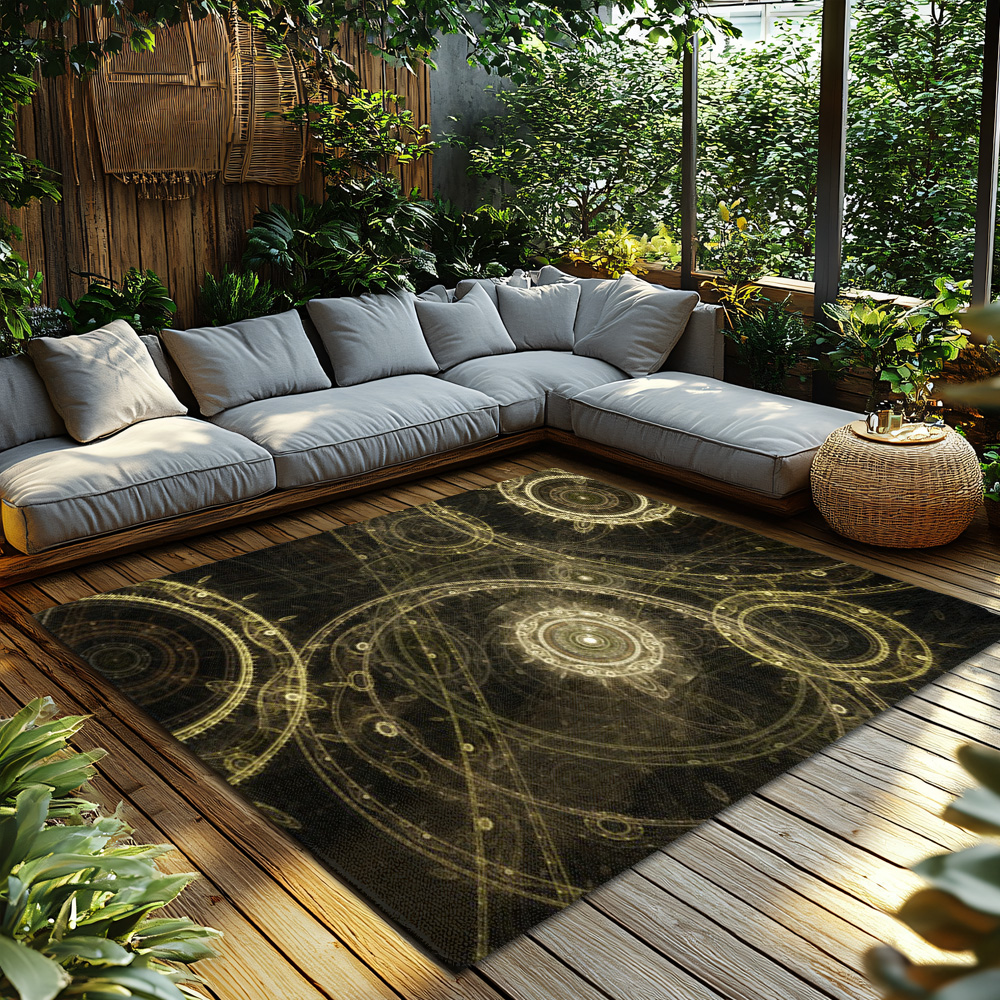 Tuniu Cosmic Galaxy Round Rug  – обзор и цена Galaxy Home Textiles