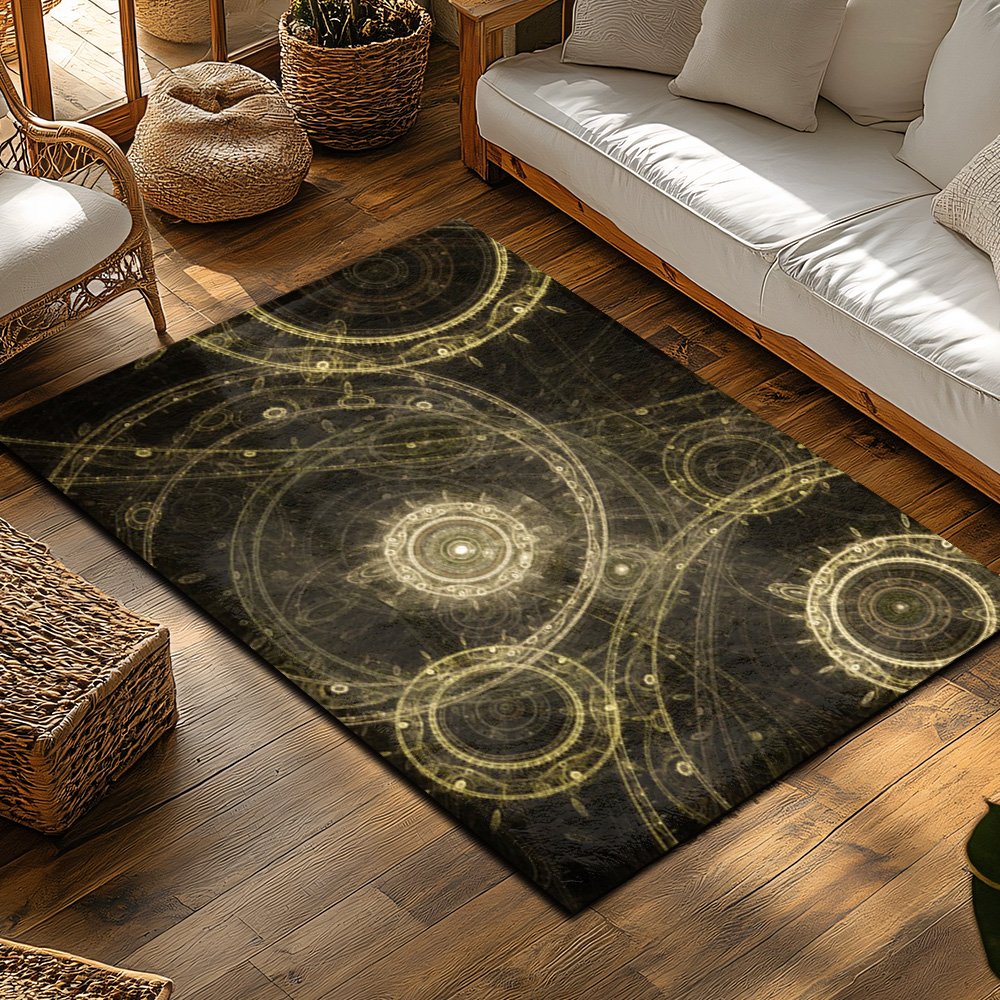 Tuniu Cosmic Galaxy Round Rug  – обзор и цена Galaxy Home Textiles