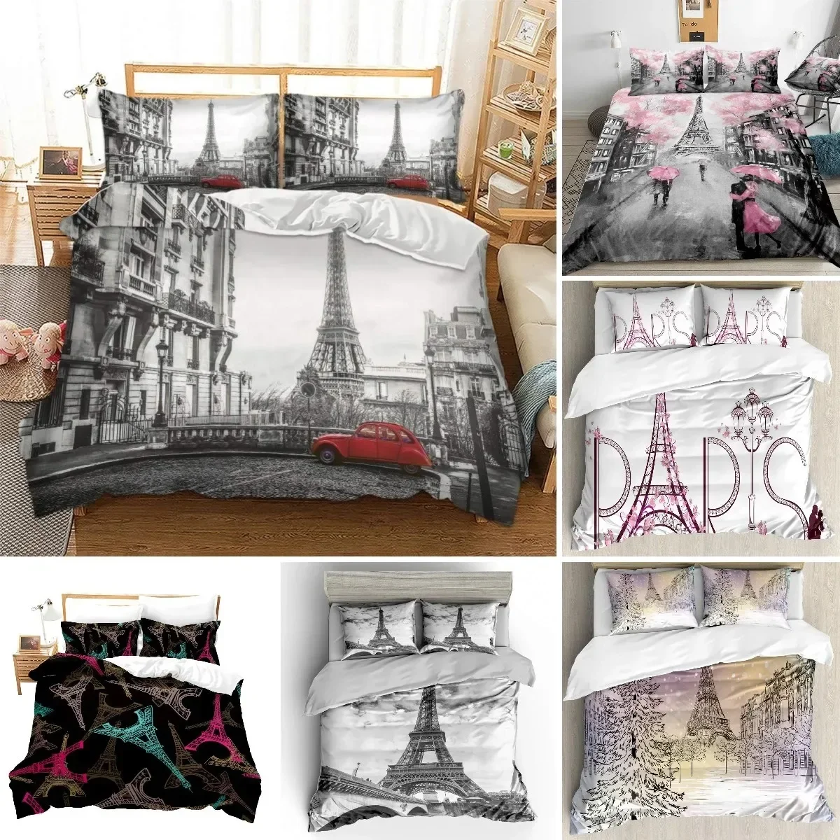 Eiffel Tower Paris Theme Comfo – обзор и цена Home Textiles Paris