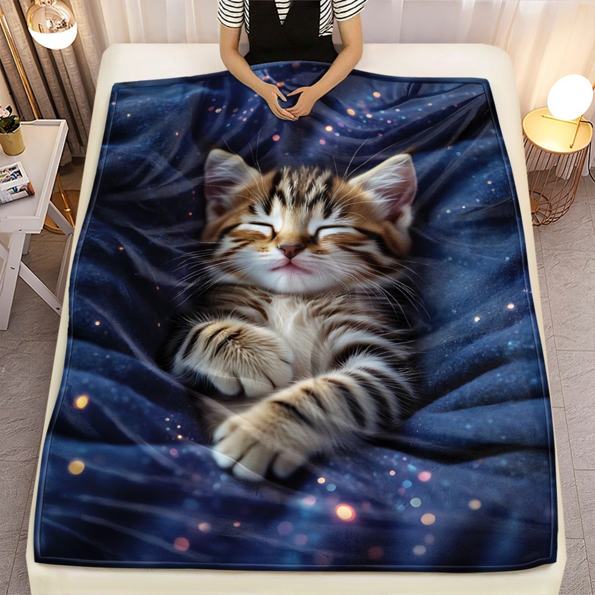 Soft Flannel Blanket Cute Slee – обзор и цена Galaxy Home Textiles