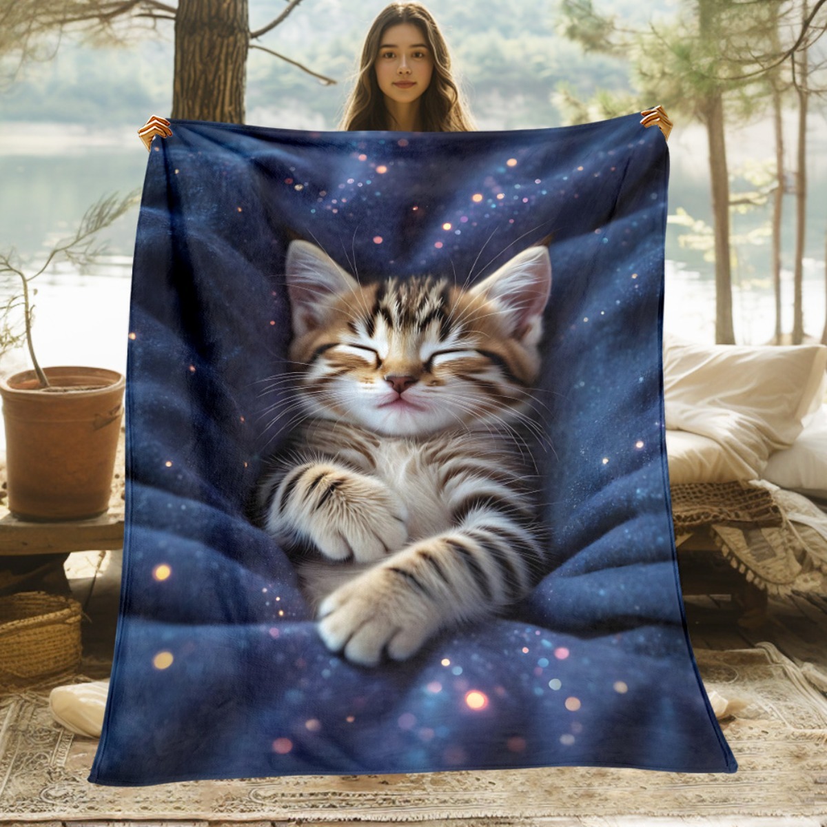 Soft Flannel Blanket Cute Slee – обзор и цена Galaxy Home Textiles