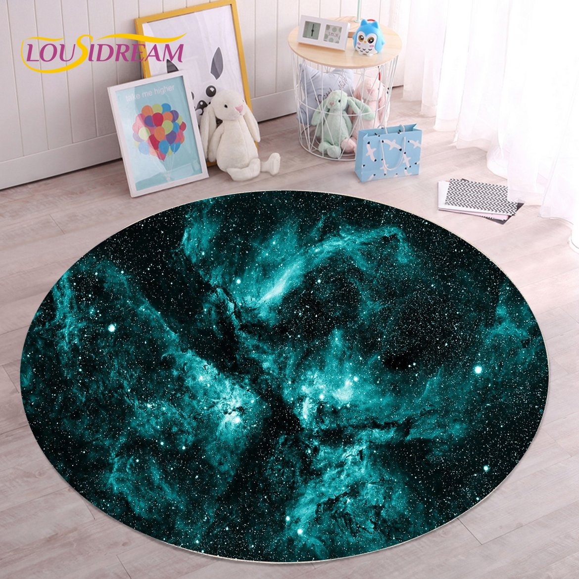 Crystal Velvet Galaxy Round Ru – обзор и цена Galaxy Home Textiles