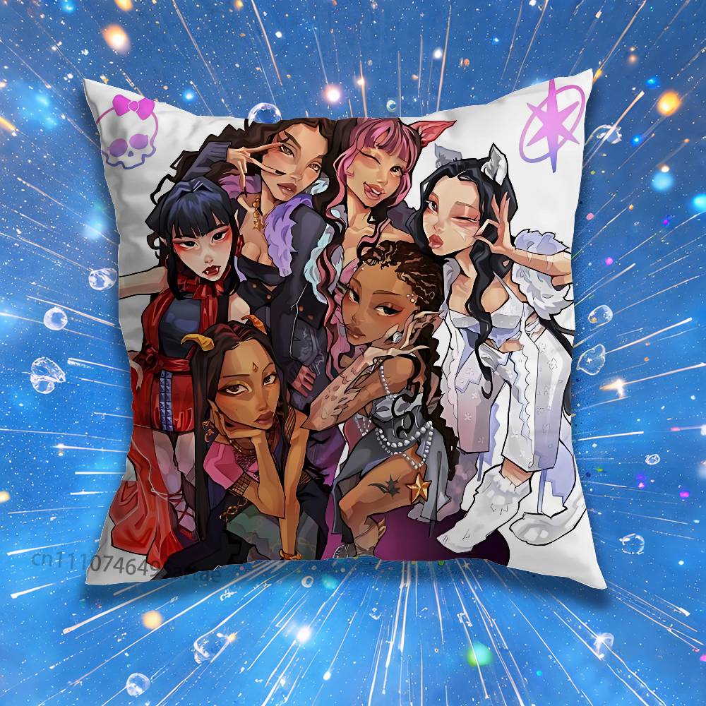 Girl Group K-Katseye Pillow fo – обзор и цена Home Textiles Group