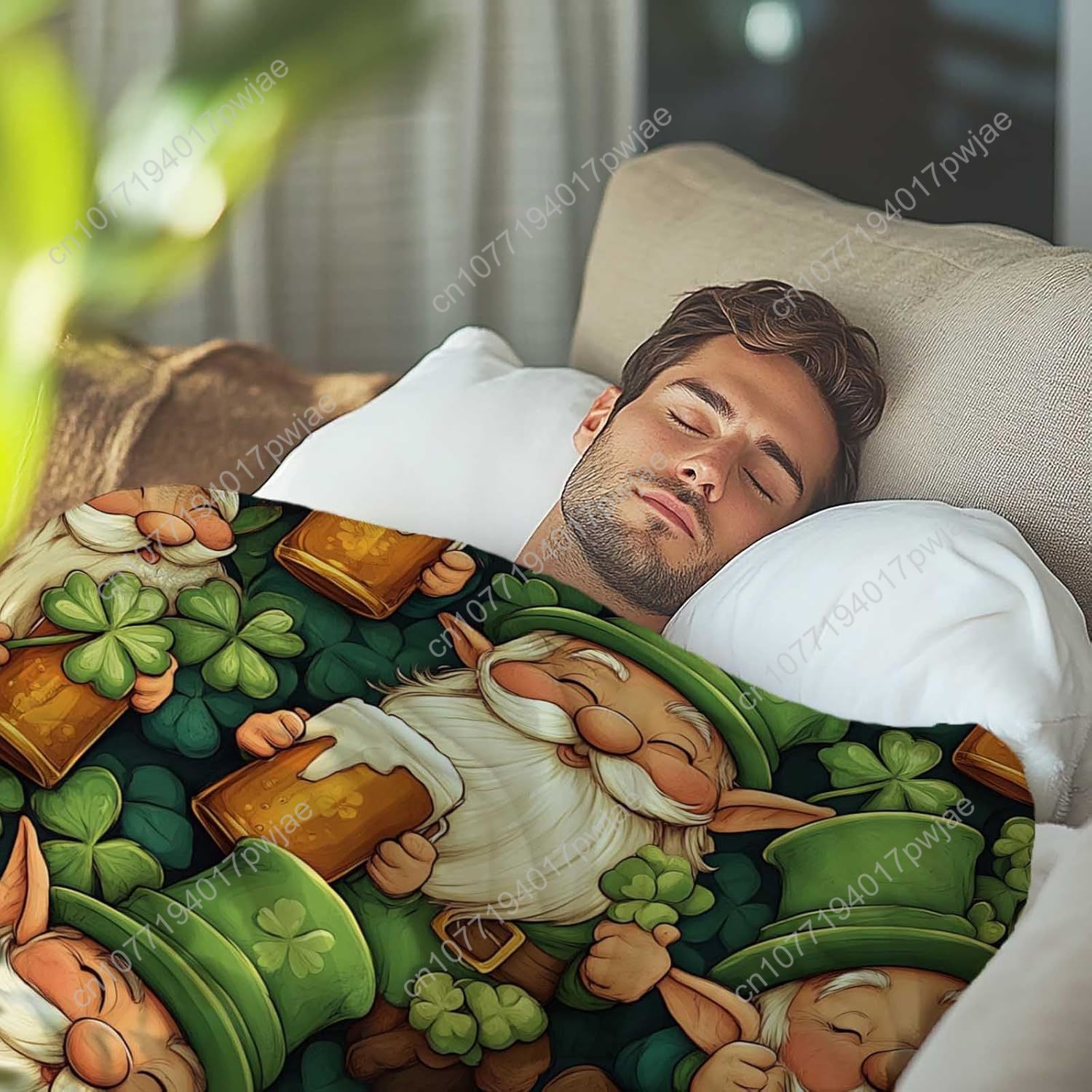 St. Patrick’s Day Gnome Throw  – обзор и цена Home Textiles & Furnishings