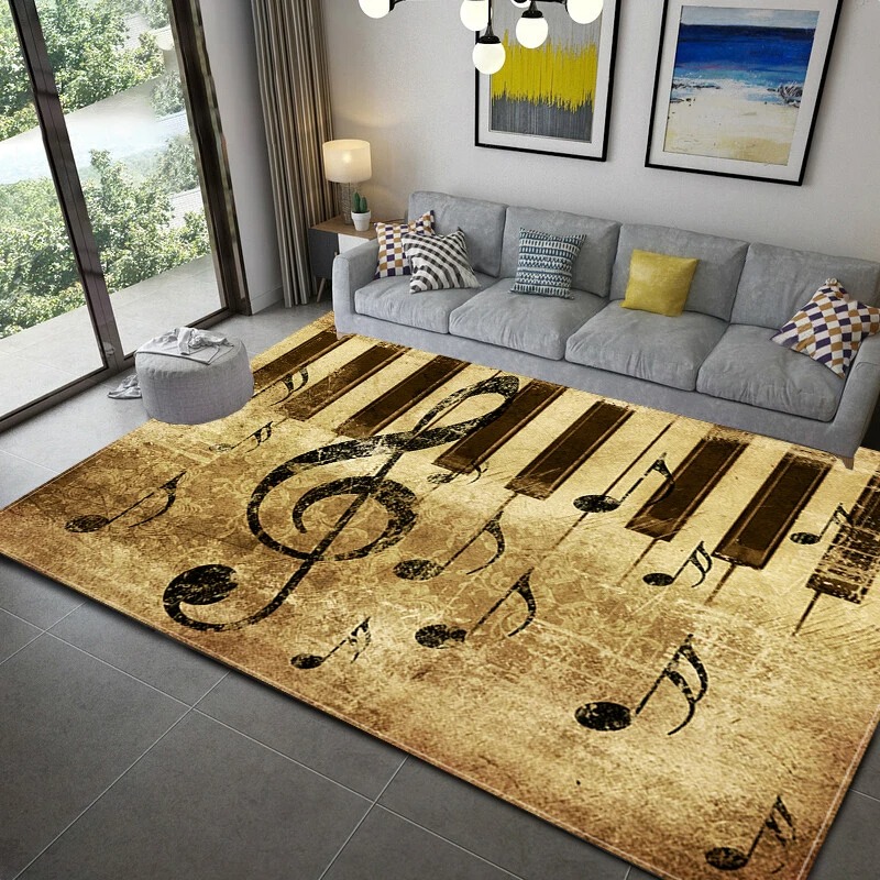 Piano note music theme series  – обзор и цена Home Textiles Notes