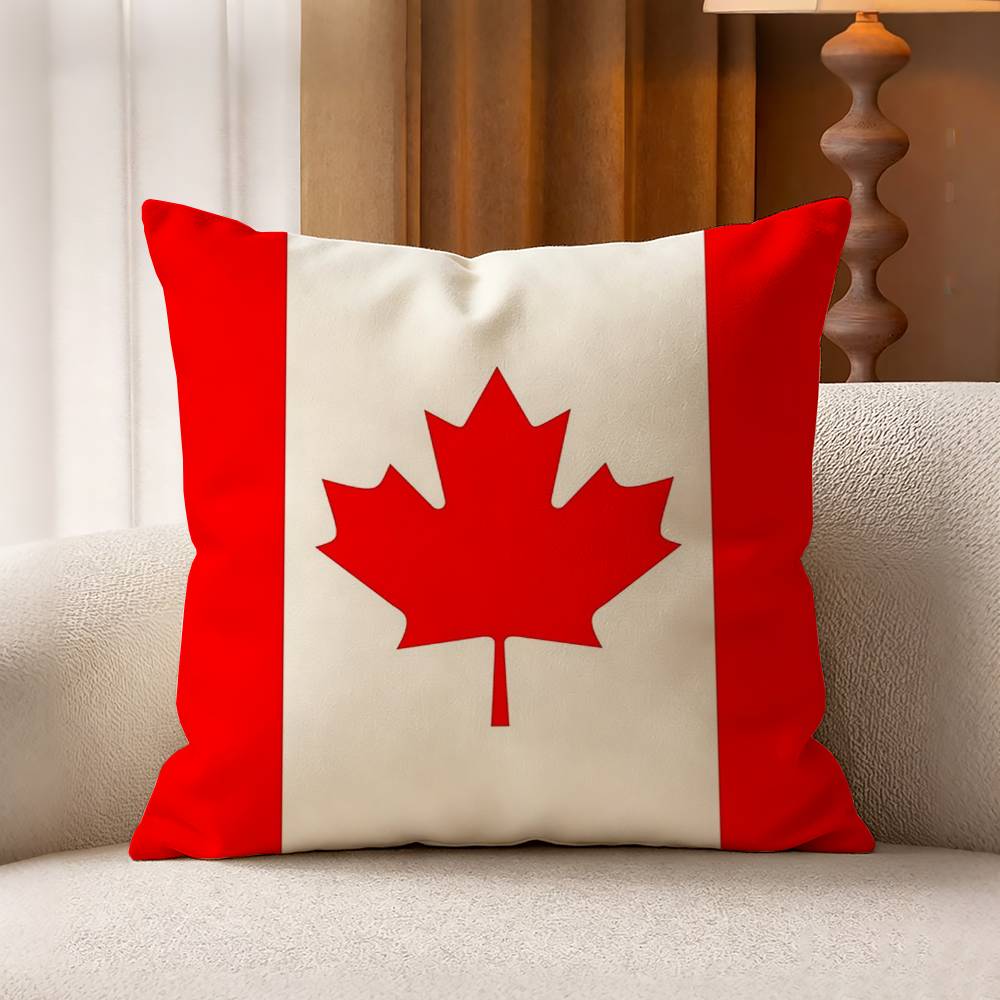 C-Canada Flag Cotton Linen Squ – обзор и цена Home Textiles Canada