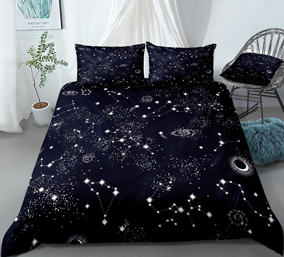 Stars Bedding Set Night Sky Ki – обзор и цена Galaxy Home Textiles