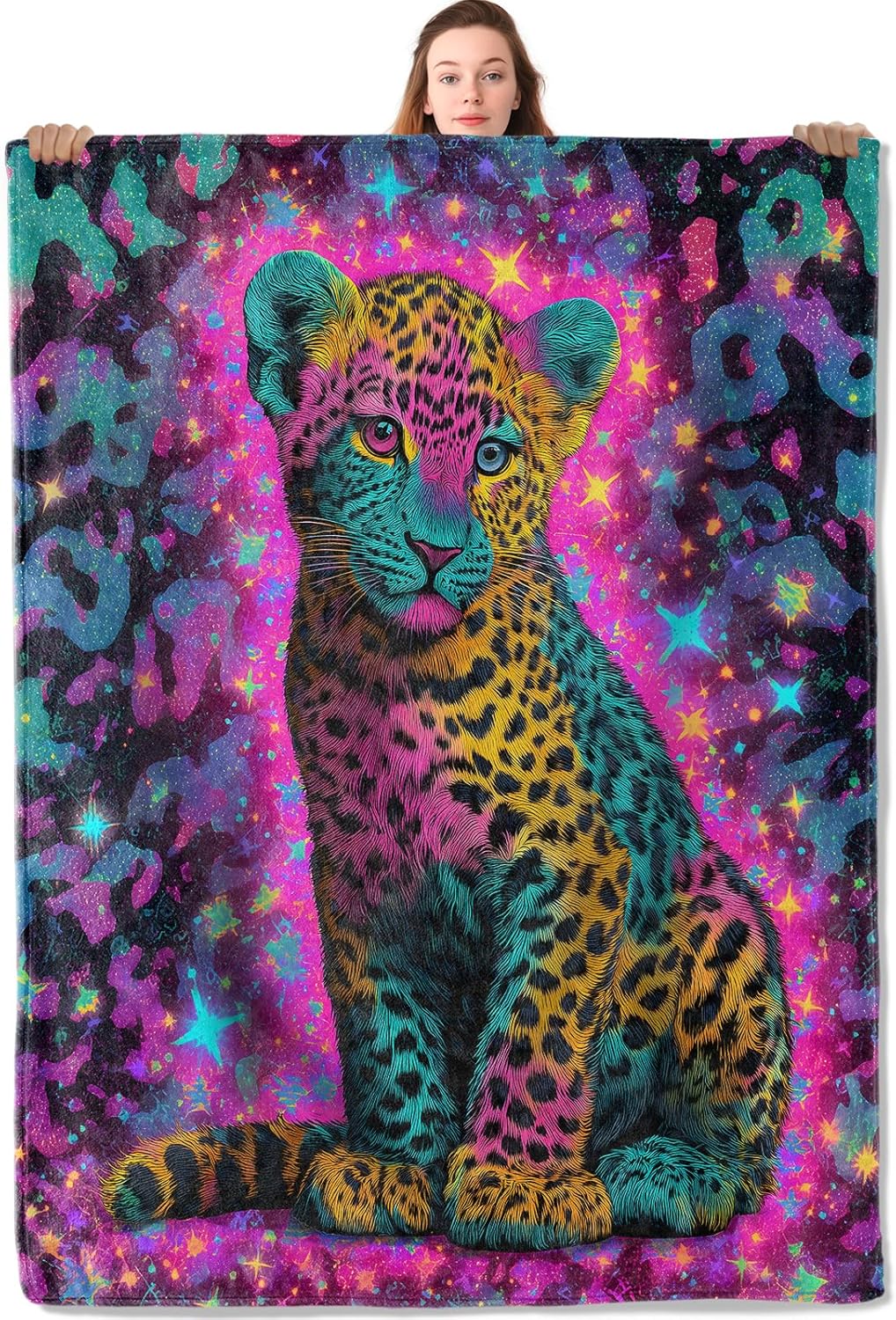 Galaxy leopard blanket colorfu – обзор и цена Galaxy Home Textiles