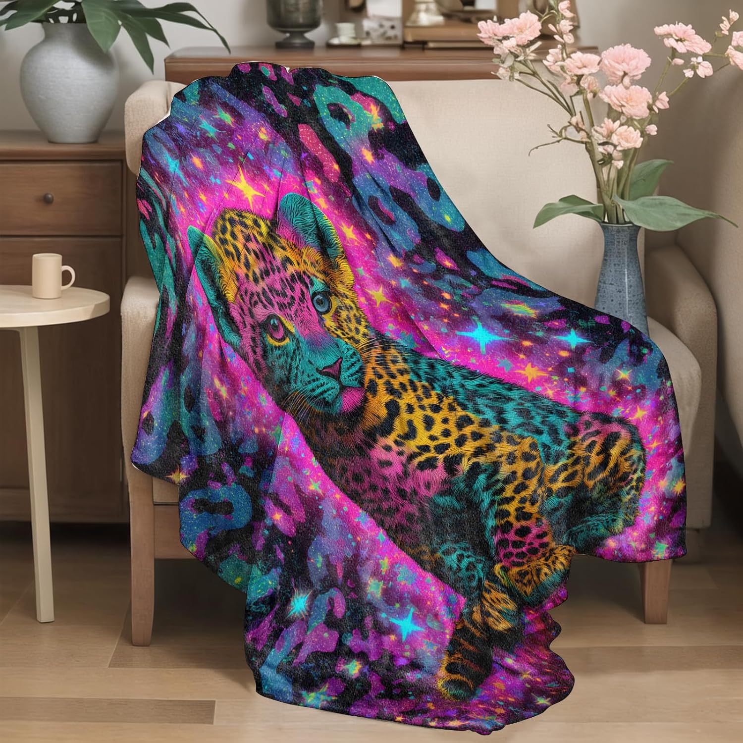 Galaxy leopard blanket colorfu – обзор и цена Galaxy Home Textiles