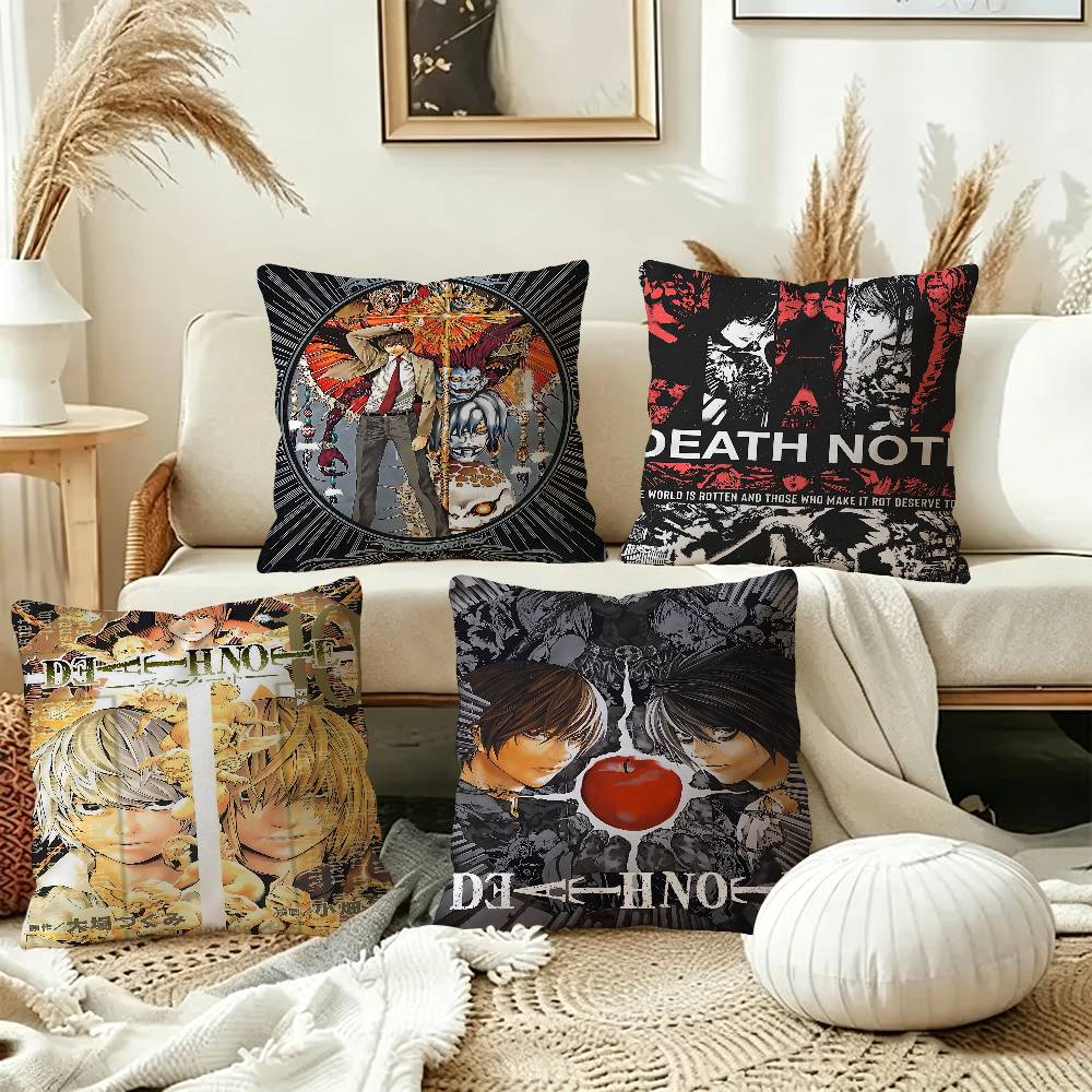 Anime D-Death note Cushion Cov – обзор и цена Home Textiles Notes