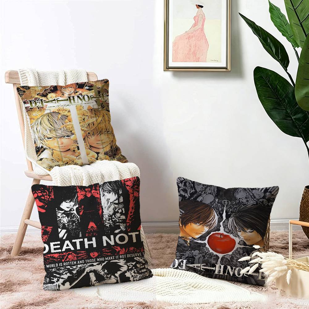 Anime D-Death note Cushion Cov – обзор и цена Home Textiles Notes