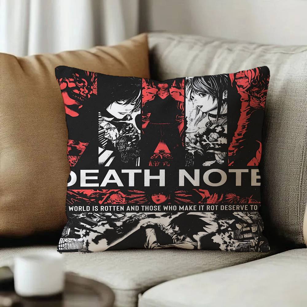 Anime D-Death note Cushion Cov – обзор и цена Home Textiles Notes