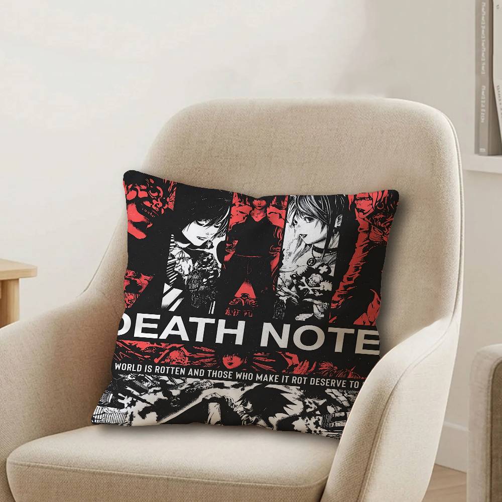 Anime D-Death note Cushion Cov – обзор и цена Home Textiles Notes