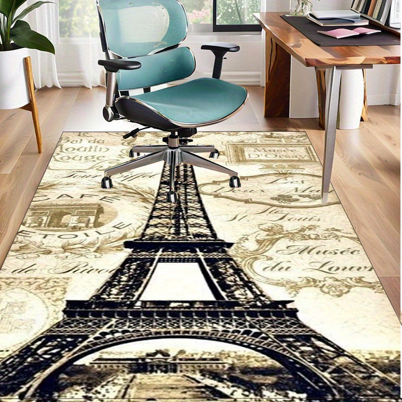 Eiffel Tower Paris Themed Rug  – обзор и цена Home Textiles Paris