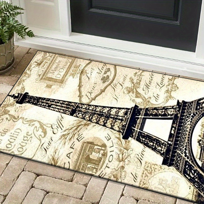 Eiffel Tower Paris Themed Rug  – обзор и цена Home Textiles Paris