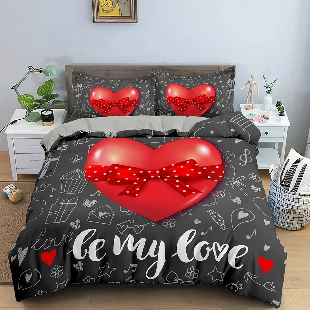 3D Love Heart Duvet Cover Pari – обзор и цена Home Textiles Paris