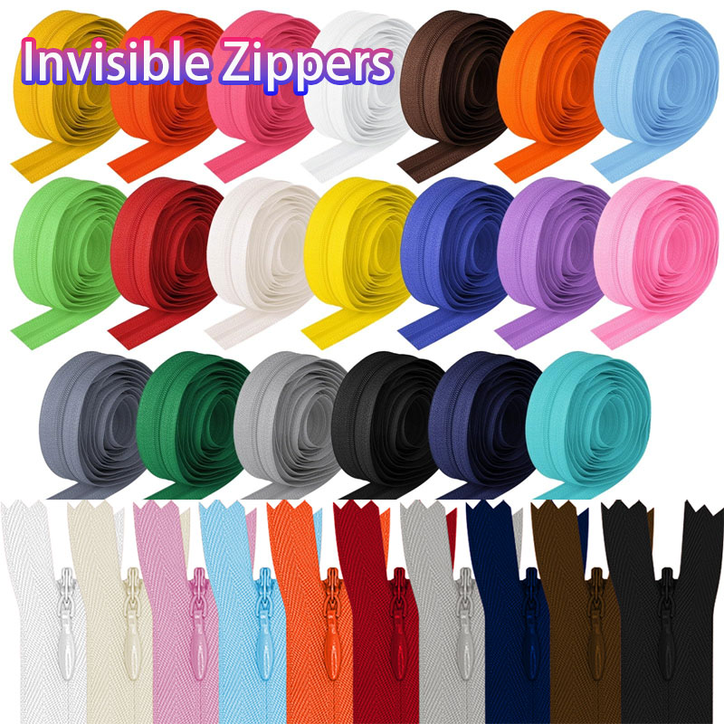 100pcs Invisible Zippers 28-60 – обзор и цена Home Textiles Sale