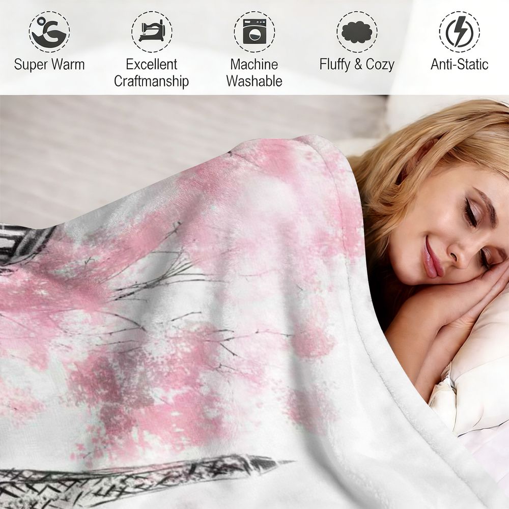 Paris Rainy Day Romantic Flann – обзор и цена Home Textiles Paris