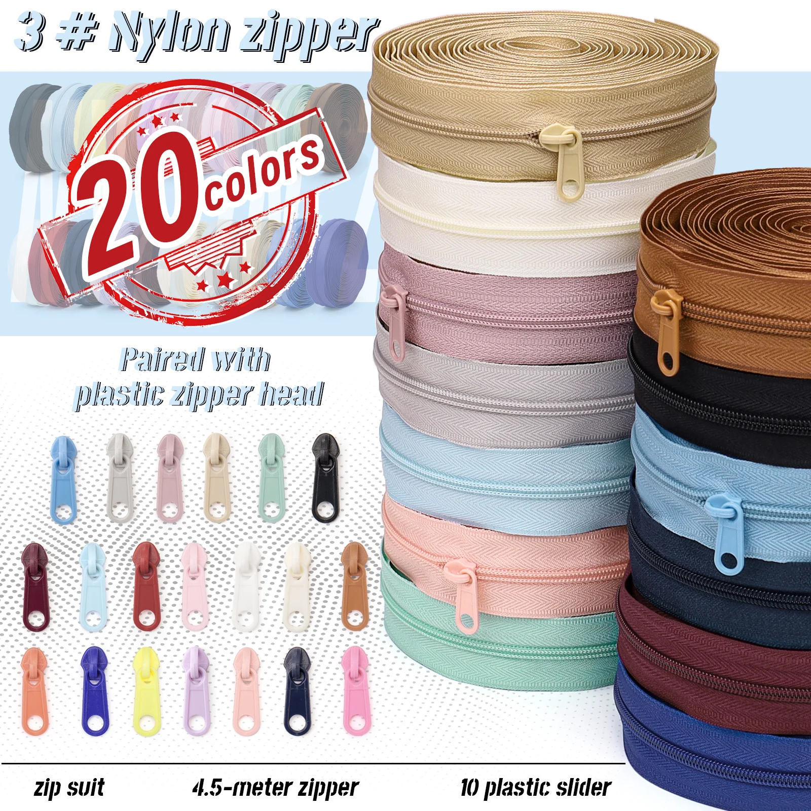 1 group = 4.5m zipper + 10 pla – обзор и цена Home Textiles Group