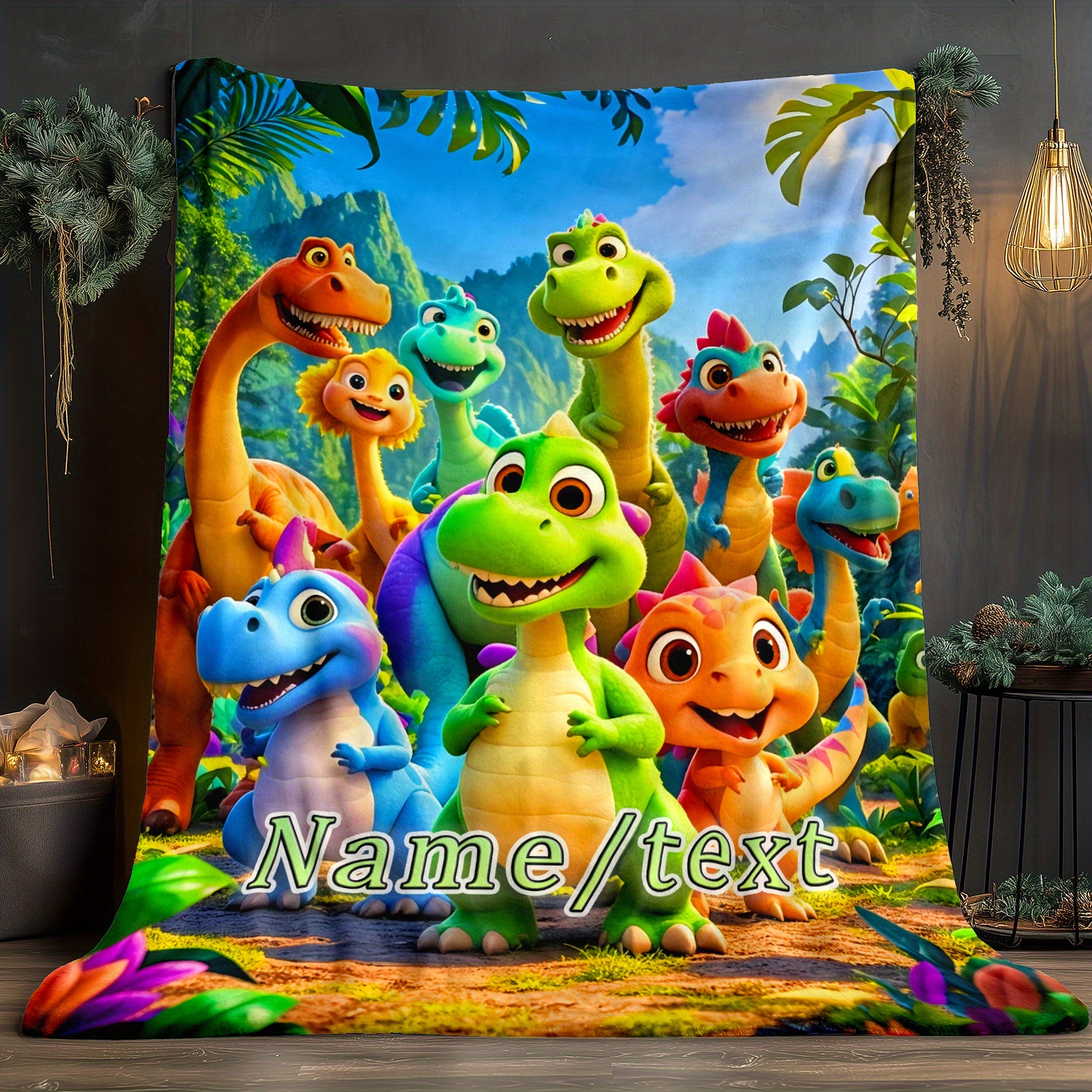 Personalized Dinosaur Blanket  – обзор и цена Home Textiles Group