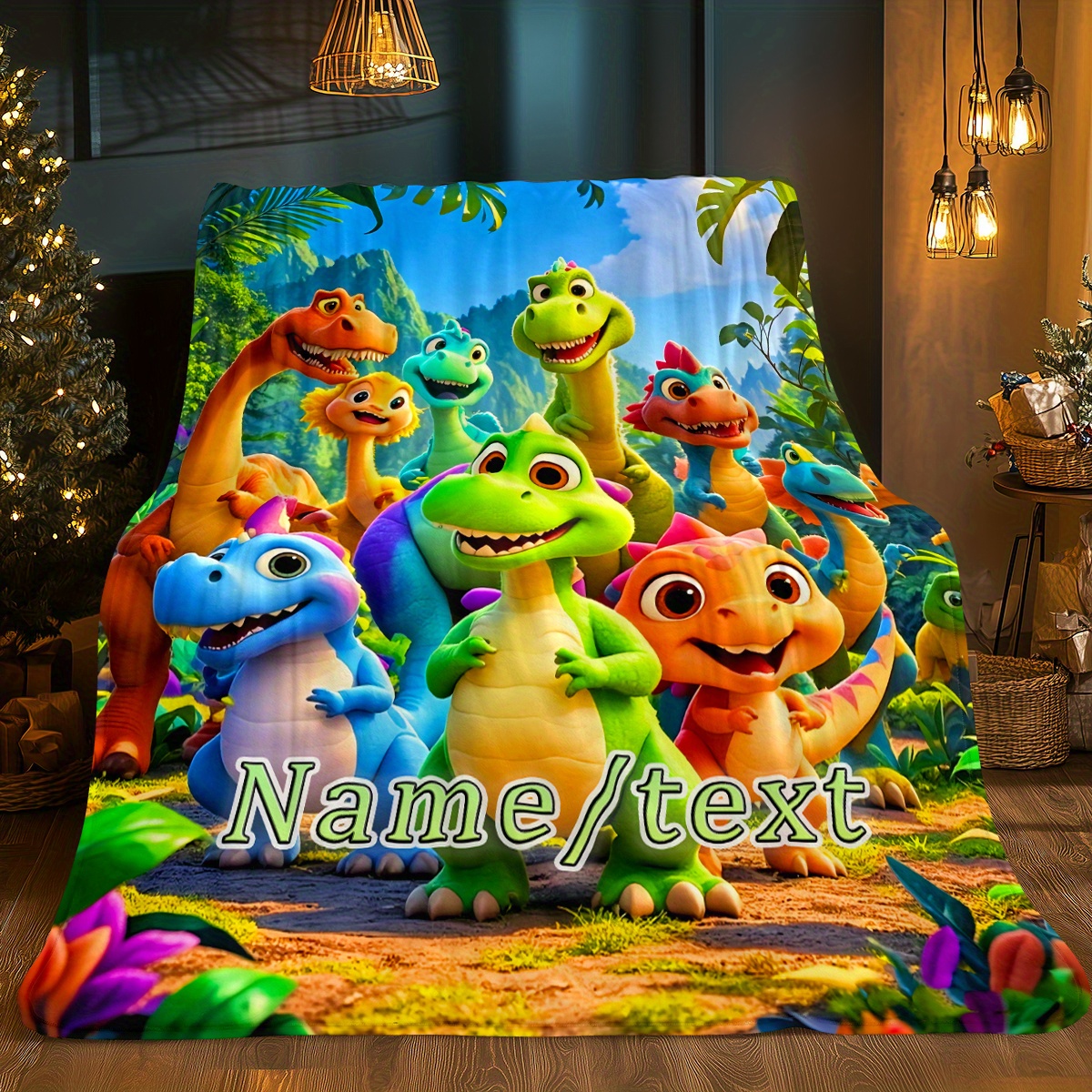 Personalized Dinosaur Blanket  – обзор и цена Home Textiles Group