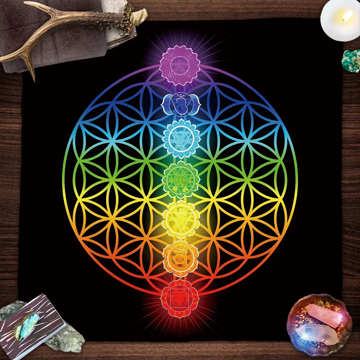 Mandala Flower Of Life Tarot T – обзор и цена Galaxy Home Textiles